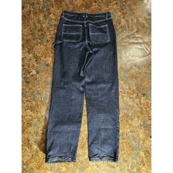 Wild Fable High-Rise Double‎ Front Easy Rigid Button Fly Jeans size 6 Dark Wash - Picture 5 of 9